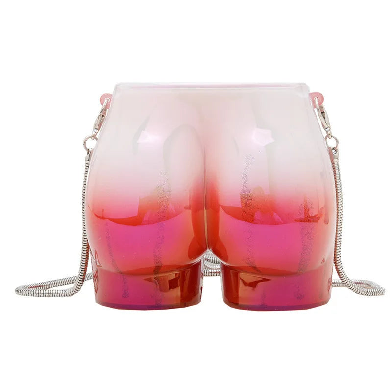 Butt Shaped Clutch Handbag