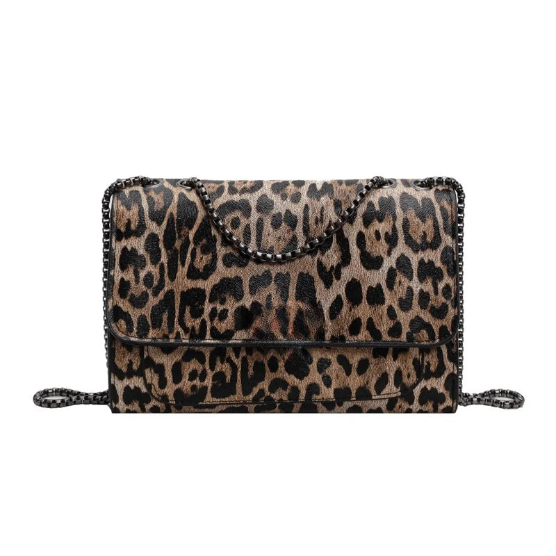 Leopard Print Women's Crossbody Bag