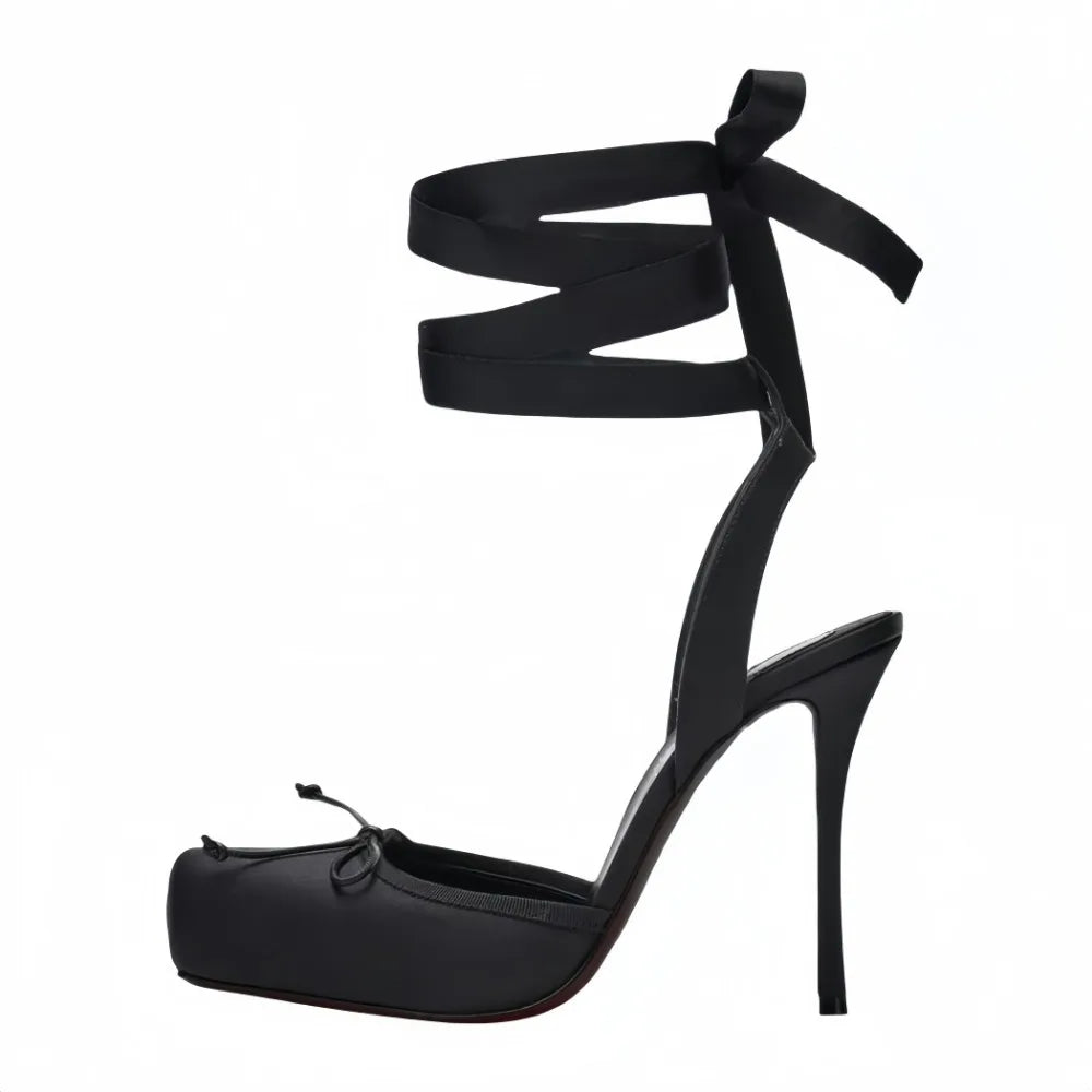 Ballerina Heels With Ankle Straps