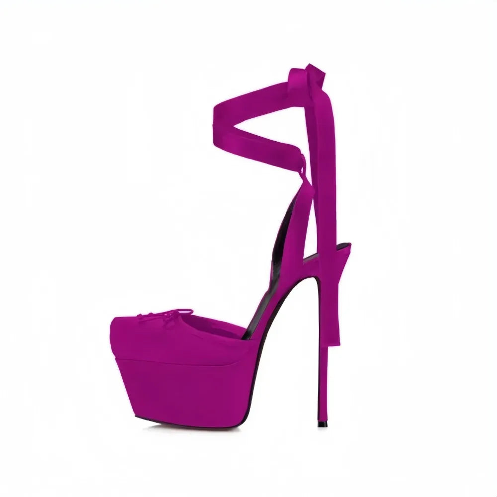 Ballerina Heels With Ankle Straps