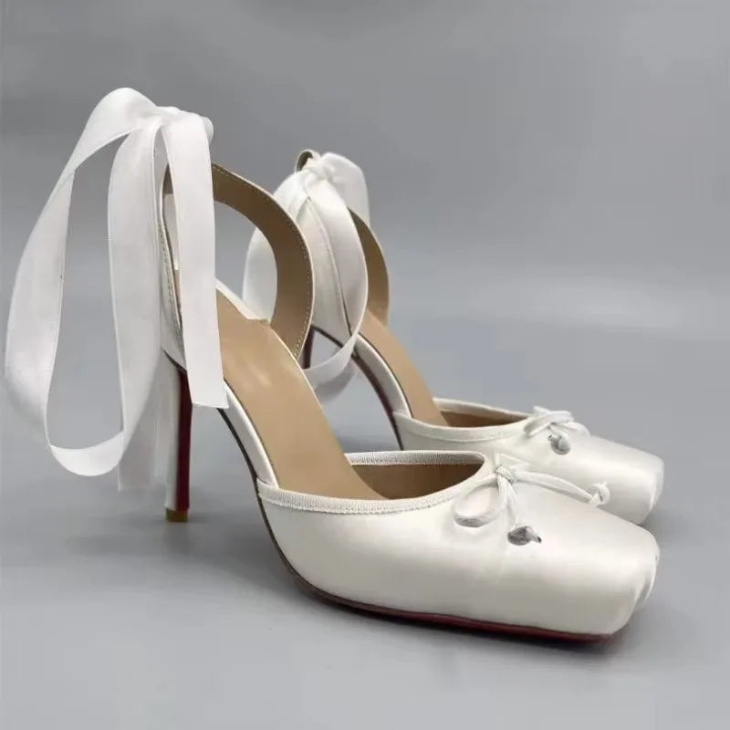 Ballerina Heels With Ankle Straps