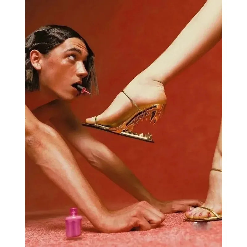 Shark Teeth Heels