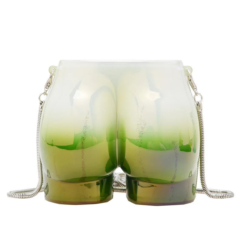 Butt Shaped Clutch Handbag